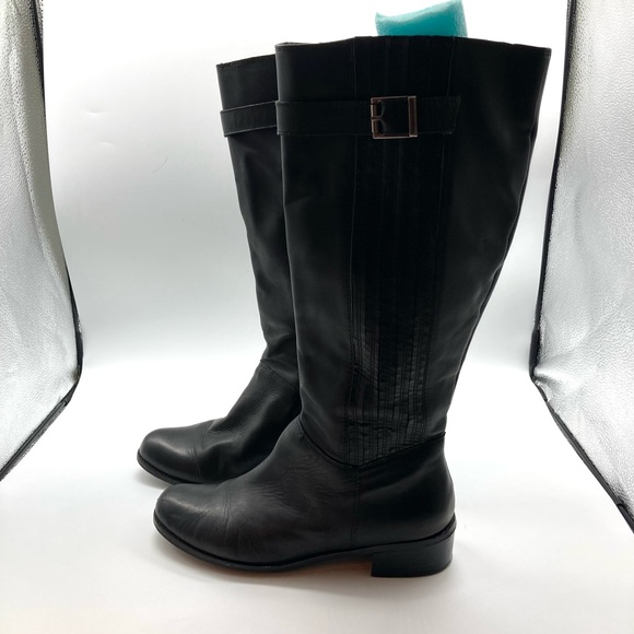 Matisse Tall Black Leather Boots - Picture 12 of 13